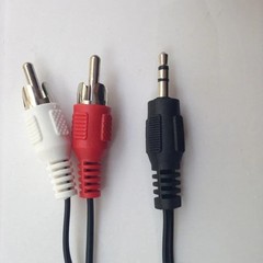 1M 3.3FT 3.5mm to 2RCA Audio Cable AUX Stereo Male to Male Car Splitter Cable