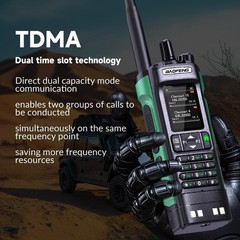UHF VHF 10W Ham 2 Way Radio GPS Long Range Communication Digital Analog