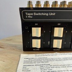 QED 3 Way Tape Switching Unit Parts Only. See Pictures