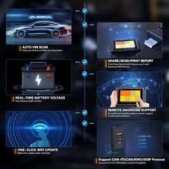 Foxwell GT75TS Full TPMS Bidirectional Scanner OBD2 Full System Diagnostic Tool