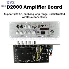 DC 24V AC110-220V Bluetooth Amplifier Board 2.1Channel 100W+100W+200W high-power