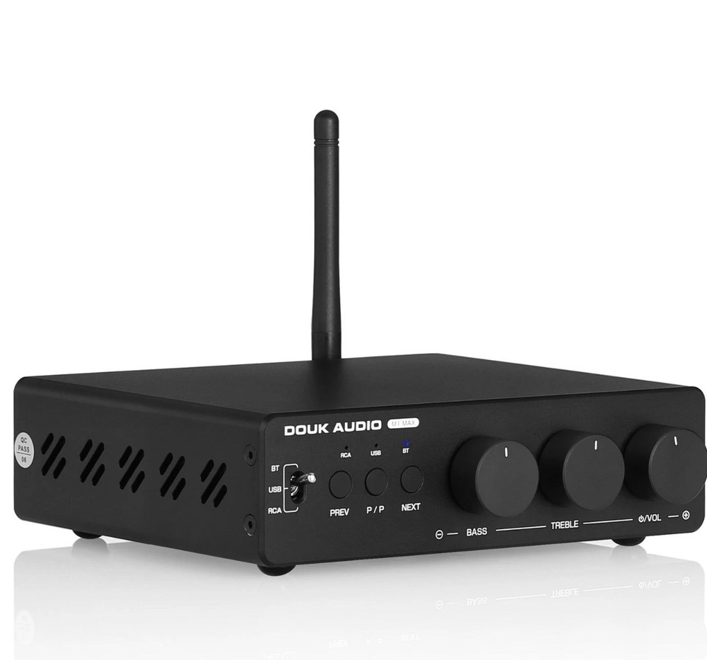 Douk Audio M1 MAX 300W Bluetooth Digital Amplifier Receiver TPA3255 Stereo Amp