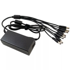 DC 12V 5A Power Supply Adapter +8 Split Power Cable For CCTV Security Camera DVR