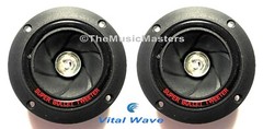 Pair 4″ inch Super Bullet Horn TWEETER Speakers with LED Car Audio Home Stereo