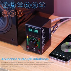 HIFI Bluetooth Power Amplifier USB DAC COAX/OPT Digital Audio Amp 24Bit/192KHz