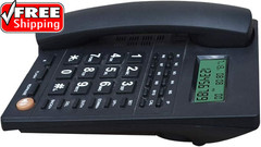 Corded Caller ID Telephone with Speaker for Home and Office, Wired Landline Tel