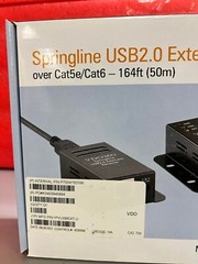 Lot 10 VDO360 Springline USB 2 over CAT5/6 Ethernet Cable Extender Kit VUSBEXT-U