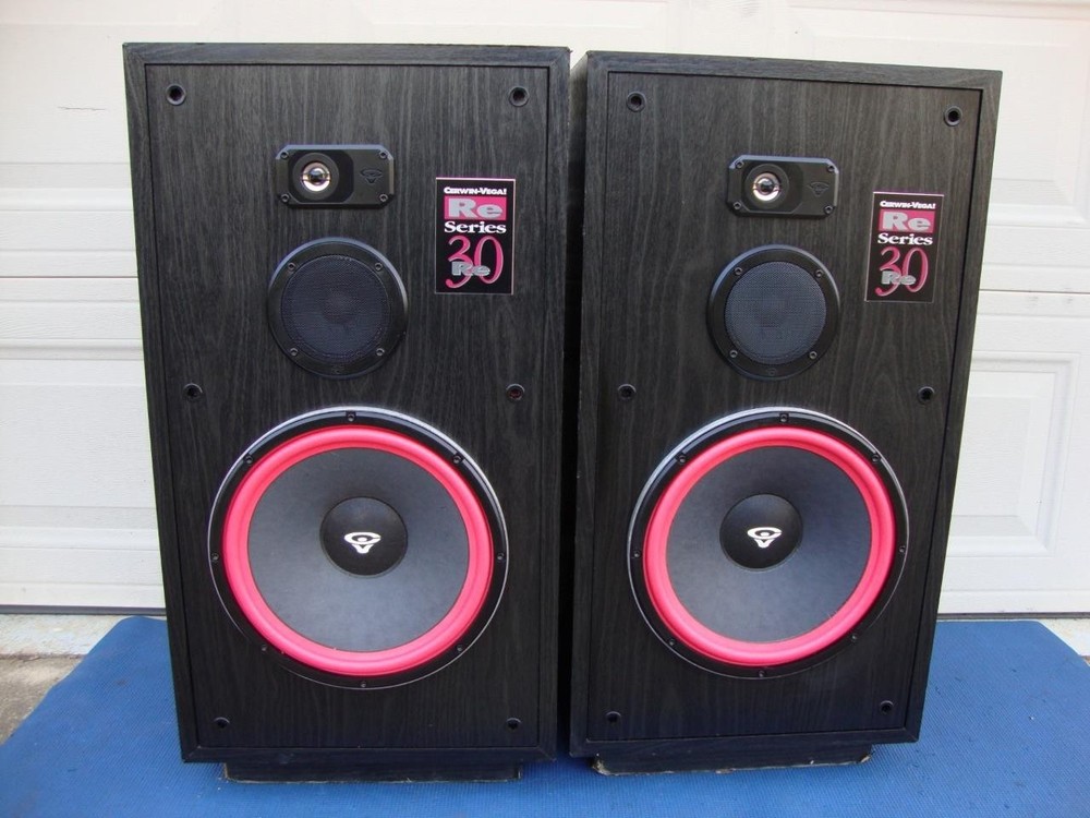 Awesome Cerwin Vega RE-30, Large 3-way Floor Speakers – Pro Reconditioned