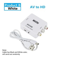 HDMI to RCA AV CVBS Video Converter Adapter 1080P NTSC PAL for TV DVD VCR PC