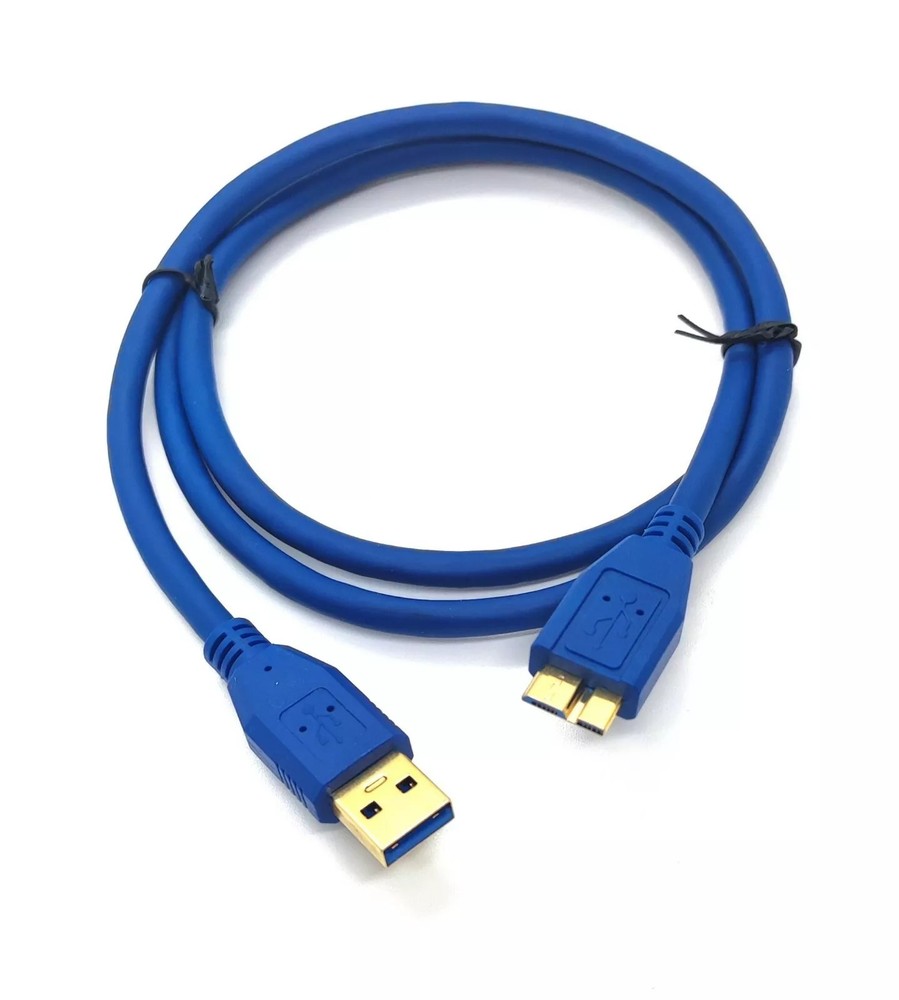 USB 3.0 Cable for Toshiba 1TB Portable External Hard Drive Video Music Storage