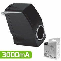 Compact Power Converter, 120V AC to 12 V DC (3000mA) Female Power Converter.