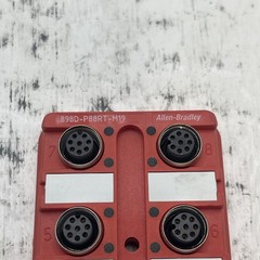 Allen-Bradley 898D-P88RT-M19 Safety Wired Distribution Box 8-Ports LED 10-30VDC