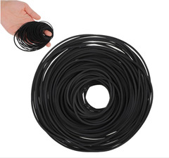 100 PCS Square Rubber Drive Belt For Cassette Player Recorder Repair Replacement
