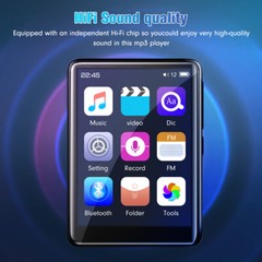 Bluetooth MP3 Lossless 2.5″ Full Touch Scree Music Player HiFi Lossless Sound