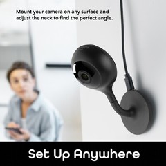Geeni Look 2 Pack 1080p HD Smart Wi-Fi Security Camera System with Voice Control