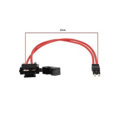 2pcs 32V 5A Micro 2 Fuse Holder Extension Wire 16WAG Car Modification Acc Fus…