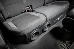 NEW DUAL 8″ 1200W MAX LOADED SUB BOX FITS 2019-2024 CHEVY SILVERADO DOUBLE CAB