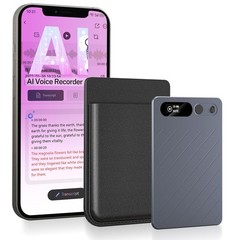 AI Voice Recorder w/Case — 64GB Memory, App Control, GKP9 Recorder Transcr