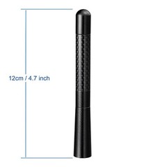 Bingfu Car Radio Stereo Antenna Mast Carbon Fiber Truck Universal Black