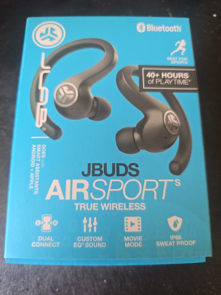 JLAB – Jbuds AirSport True Wireless EARBUDS – NEW