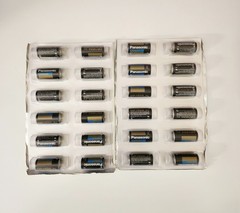 Panasonic Gold/Blue CR123A Lithium Battery 3V – 6, 12, or 24 pack