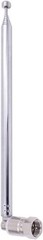 Plug-and-Play Telescopic FM Antenna, 75 Ohm, Perfect for Home Theater Systems