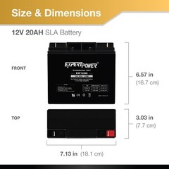 4 Pack: 12V 20Ah Baoshi 6-DZM-20 6DZM20 Scooter Mobility Replacement Battery