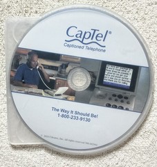 Captel 840i Hearing Impaired Closed Caption Analog Land Line Telephone TESTED