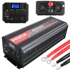 4000W Inversor de Potencia de Onda Sinusoidal 24V A 110V pura Hogar y exterior