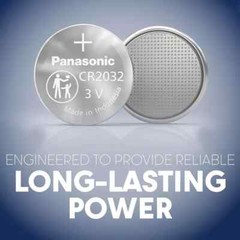 LOT 10 – 100 Panasonic LITHIUM BATTERY 3V CR2032 2032 BR2032 DL2032 Button Cell
