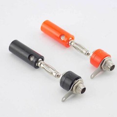 10pairs Male + Female 4mm Banana Plug + Socket Screw Connector J072 Audio USA