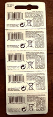 399/395 MURATA 5PK 1.55V SILVER OXIDE (GOOD EXP 10/32) SR927 395 SR57 FREE SHIP