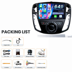 4+64G For Ford Focus 2012-2018 Android13 Apple Carplay Car Stereo Radio GPS Navi