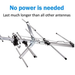 [Newest 2020] Five Star Yagi Satellite HD TV Antenna up to 200 Mile Range, Attic