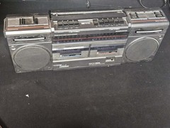 Vintage Magnavox D8330 Super Tandem Dual Cassette Radio Portable Stereo Boombox