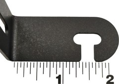 Workman C19B Mounting Bracket for Small Cobra Midland and Uniden CB Radio -Black