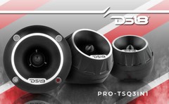 DS18 PRO-TSQ3IN1 1″ Aluminum High Compression Neodymium Bullet Tweeter – 3 in 1