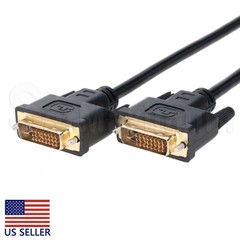 DVI-D to DVI-D Male 6ft Cable Dual Link 24+1 Pin HDTV, PC, Monitor Cord