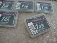 5 units lot 1GB Transcend Industrial Grade CF100I CompactFlash TS1GCF100I-P