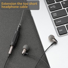 PASOW 3.5mm to Stereo Jack Audio Adapter Female/Female 5 Pack