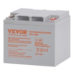 VEVOR Deep Cycle Battery 12V 40AH AGM Marine Rechargeable