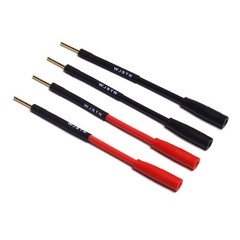2mm Pin Plug to 4mm Banana Female Adapter 4-Pack 3 inches