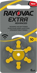 180x Rayovac Hearing Aid Batteries 10 Extra Advanced 1.45V 105mAh 10AU-6XEMF