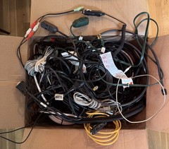 Bulk Lot of Cables, Cords and Adapters. HDMI, USB, Power Cords, Audio Misc. #3C