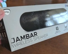 NIB. Jambar Wireless Speaker Bluetooth iHip, 30ft Wireless Area, 2 Hours, BLACK