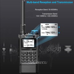 QUANSHENG UV-K1 Aviation Receive NOAA 5W Multi-Band Two Way Radio + USB Cable