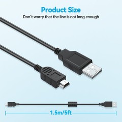 USB 2.0 Data Cable For SmartDisk FireLite Model#USBFLB160 USBFLB80 USBFLB100