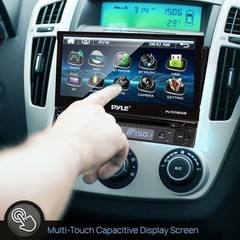 PYLE PLTS78DUB 7″ TOUCH SCREEN CD/DVD/MP3 Car Player w/USB AUX Receiver