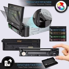 PYLE PLTS78DUB 7″ TOUCH SCREEN CD/DVD/MP3 Car Player w/USB AUX Receiver