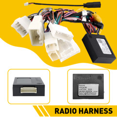 For Toyota Car Stereo Radio Power Harness Cable Wire Adapter Support JBL AMP
